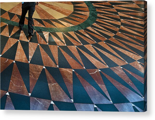 Union Acrylic Print featuring the photograph Union Floor by Kevin Bergen