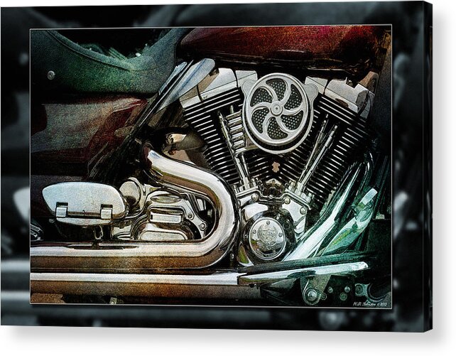 V Twin Acrylic Print featuring the photograph V Twin by WB Johnston