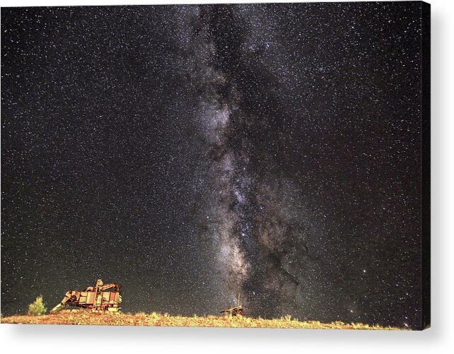 Milky Way Acrylic Print featuring the photograph Wide Open Spaces by Donna Kennedy