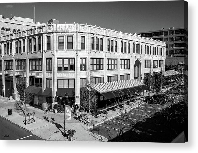 Asheville Acrylic Print featuring the photograph Grove 2 BW #1 by Joye Ardyn Durham