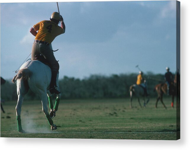 Horse Acrylic Print featuring the photograph Polo Match #2 by Slim Aarons