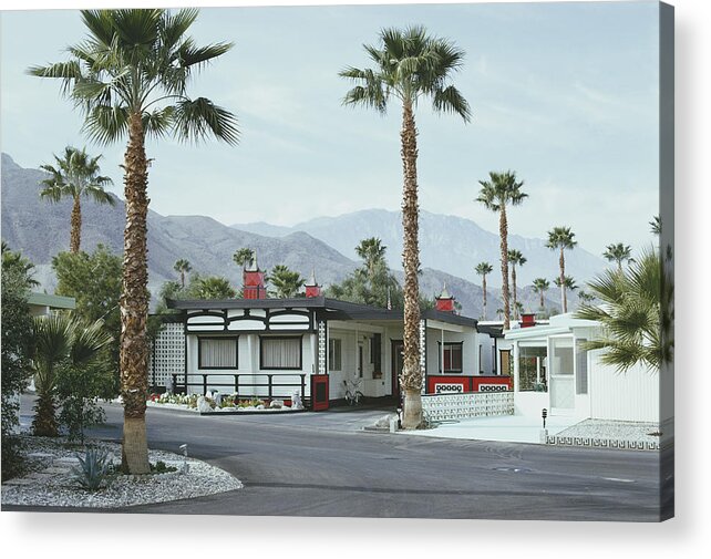 Suburb Acrylic Print featuring the photograph Capotes House by Slim Aarons