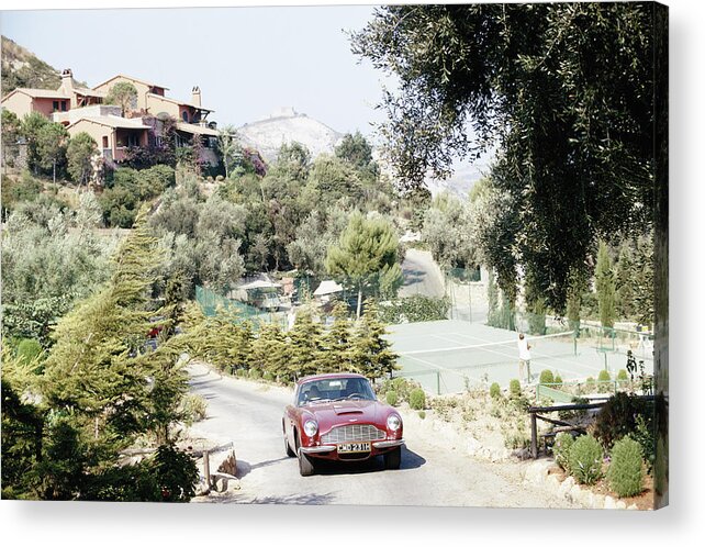 Tennis Acrylic Print featuring the photograph Il Pellicano Tennis by Slim Aarons