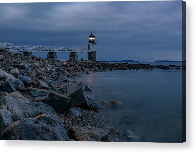 America Acrylic Print featuring the photograph Marshall Point Just Before Dawn by ProPeak Photography