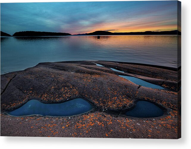 Lake Superior Acrylic Print featuring the photograph Mystic Pools by Doug Gibbons