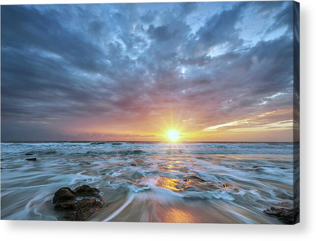 Decor Acrylic Print featuring the photograph St. Augusting Sunrise by Jon Glaser