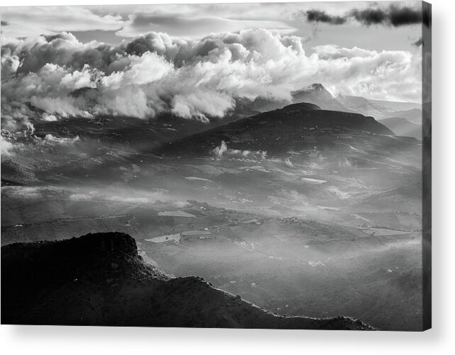 Andalusia Acrylic Print featuring the photograph Axarquia by Gary Browne