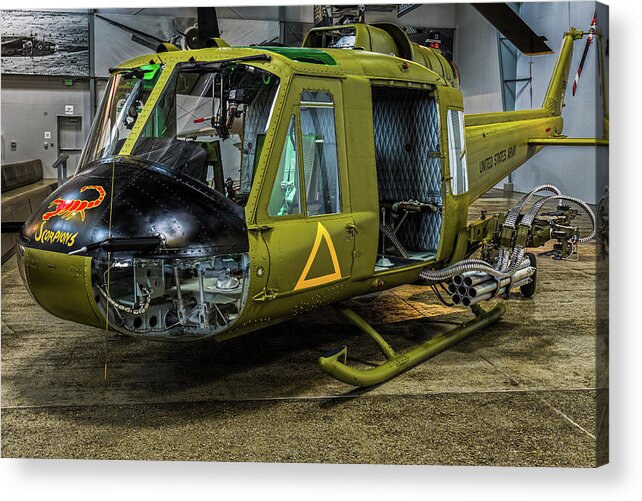 Bell Acrylic Print featuring the photograph Bell UH-1B Iroquois by Thomas Hall