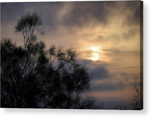 Sunrise Acrylic Print featuring the photograph Calima by Gary Browne