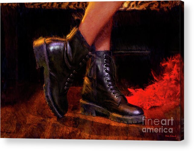 Feet Acrylic Print featuring the photograph Feet Booted Up by Blake Richards