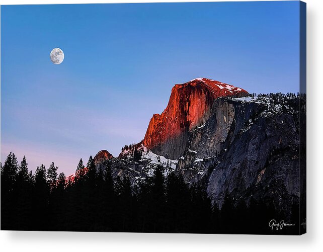  Acrylic Print featuring the photograph Half Dome by Gary Johnson