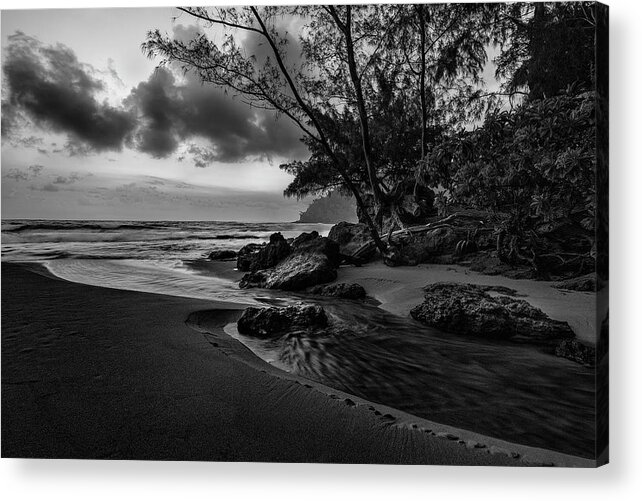 Art Acrylic Print featuring the photograph Kauai Beach Sunrise by Jon Glaser