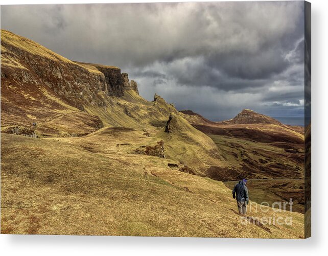 Isle Of Skye Acrylic Print featuring the photograph Outlander by Rebecca Caroline Photography