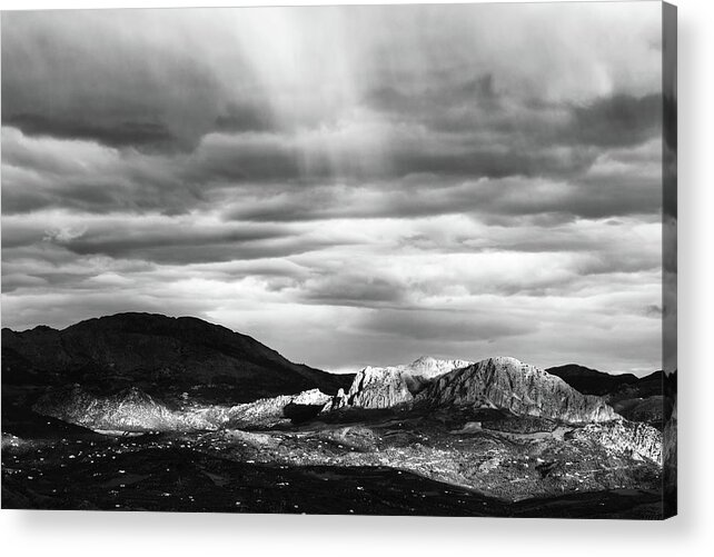 Sierra Alhama Acrylic Print featuring the photograph Sierra de Alhama by Gary Browne