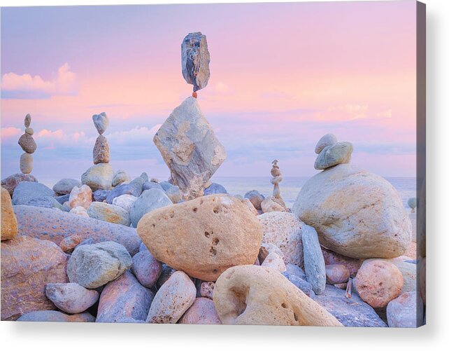Balanced Rocks Acrylic Print featuring the photograph Signs II by Giovanni Allievi
