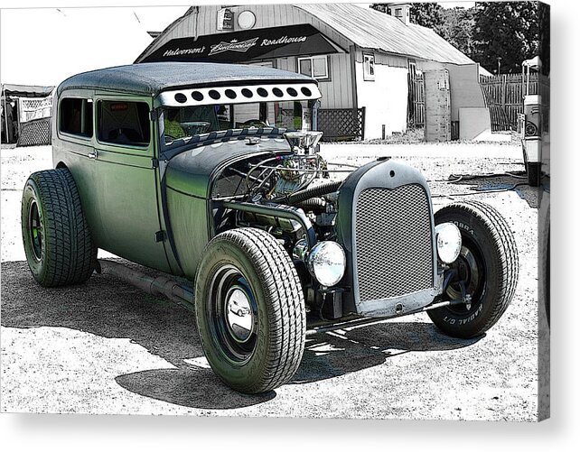 Street Acrylic Print featuring the photograph Street Rods #8 by Rik Carlson