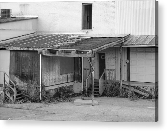 Vacant Buildings Acrylic Print featuring the photograph Vacant by Deb Beausoleil