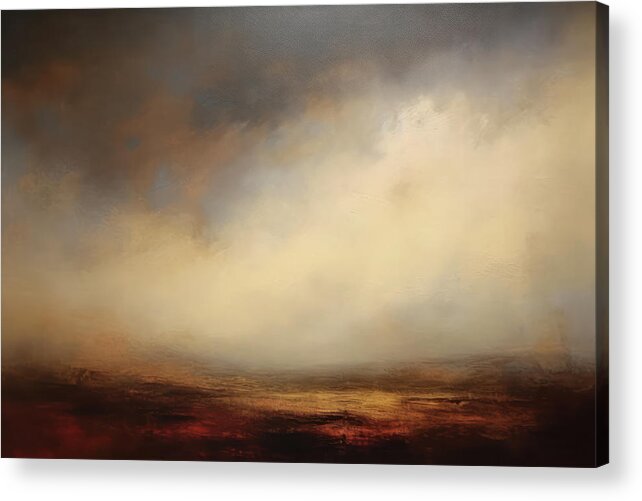 Wide Open Spaces Acrylic Print featuring the painting Wide Open Spaces Desert Dreams 8 by Jai Johnson