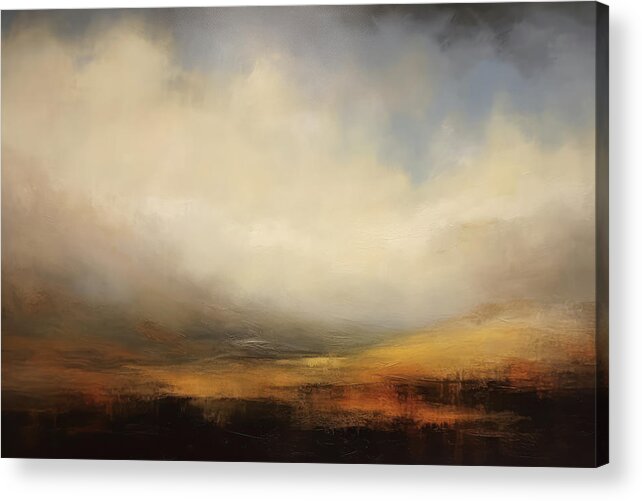 Wide Open Spaces Acrylic Print featuring the painting Wide Open Spaces Desert Dreams 9 by Jai Johnson