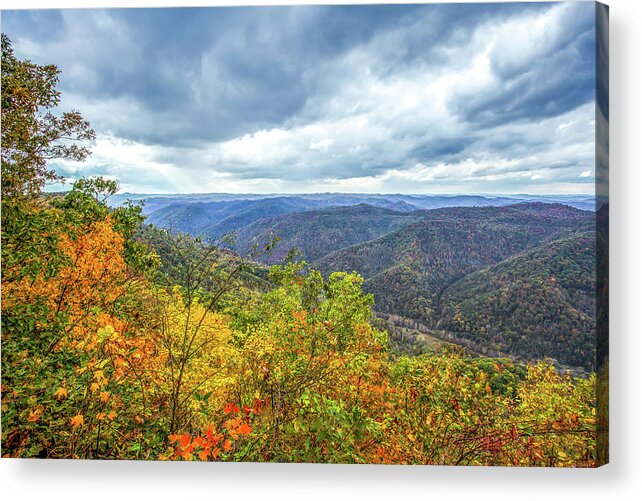 Clouds Acrylic Print featuring the photograph Kentucky Vista by Ed Newell