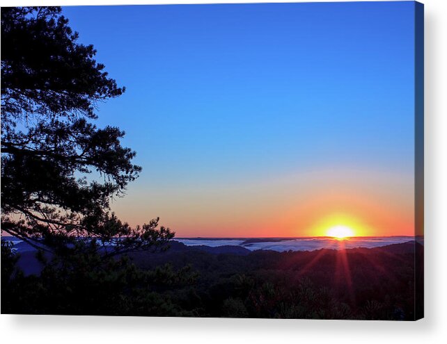 Sunrise Acrylic Print featuring the photograph A New Day by Ed Newell