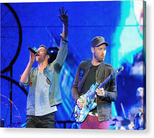 Rock And Roll Acrylic Print featuring the photograph Coldplay6 by Rafa Rivas