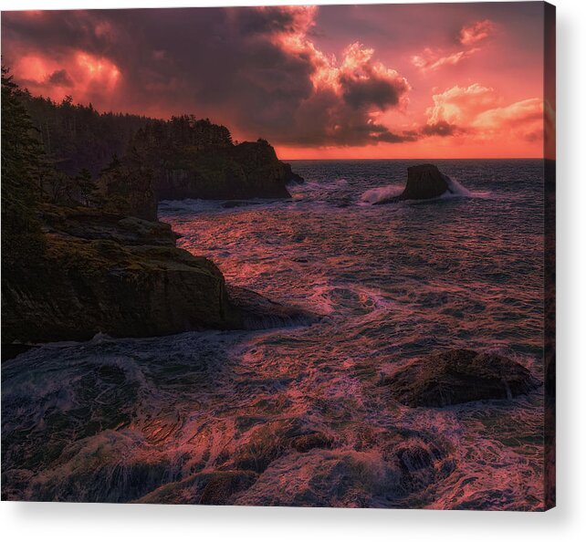 Cape Acrylic Print featuring the photograph Cape Flattery by Thomas Hall