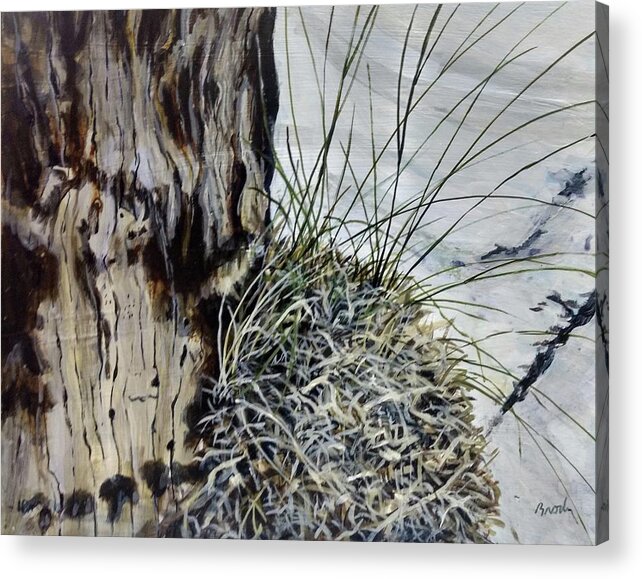 Driftwood Acrylic Print featuring the painting Promise by William Brody