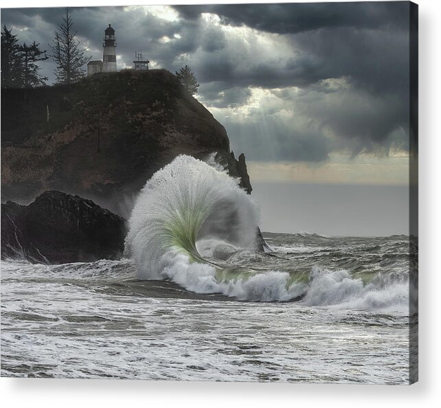 Cape Acrylic Print featuring the photograph Cape Disappointment by Thomas Hall