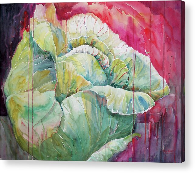 Vegetable Acrylic Print featuring the painting Heat Wave by Sue Kemp