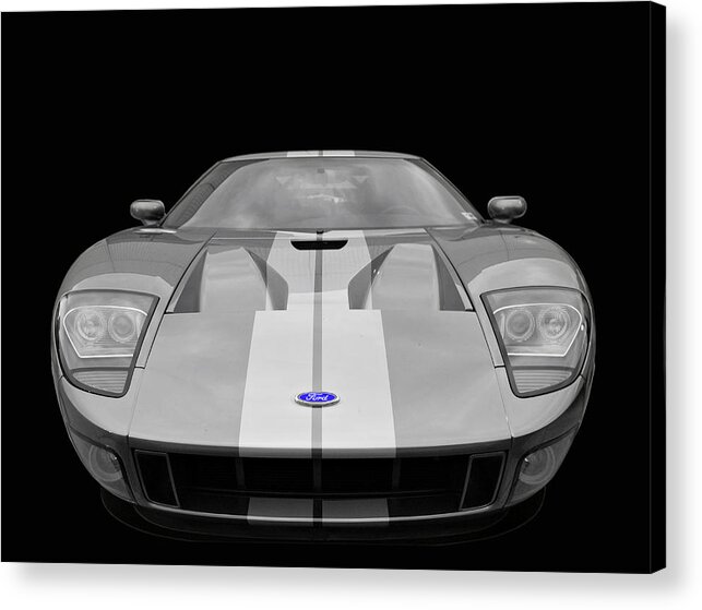 Ford Acrylic Print featuring the photograph Blue Oval GT by Bill Dutting