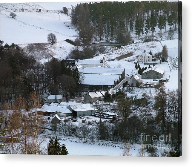Whisky Acrylic Print featuring the photograph Cragganmore Distillery - Speyside by Phil Banks