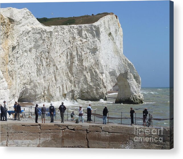 Seaford Head Acrylic Print featuring the photograph Seaford Head - East Sussex - England by Phil Banks