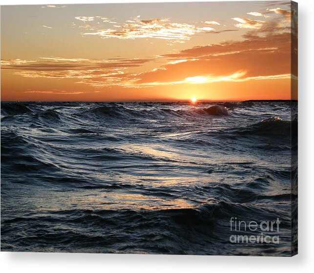 Sunset Acrylic Print featuring the photograph Deep Calls To Deep by Shevon Johnson