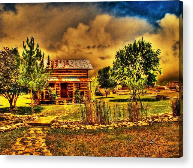 Art Acrylic Print featuring the photograph Approaching Storm by Chas Sinklier