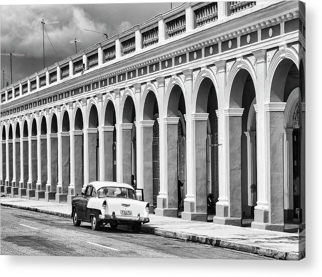 Architectural Photographer Acrylic Print featuring the photograph Cienfuegos, Cuba by Lou Novick