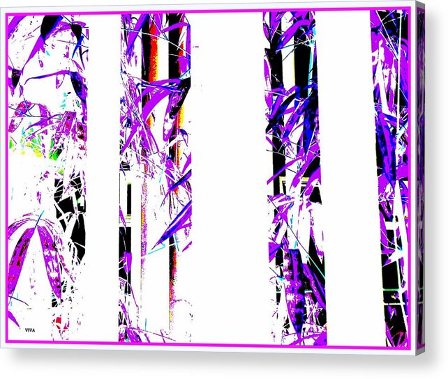 Jungle One Acrylic Print featuring the photograph Jungle - One by VIVA Anderson