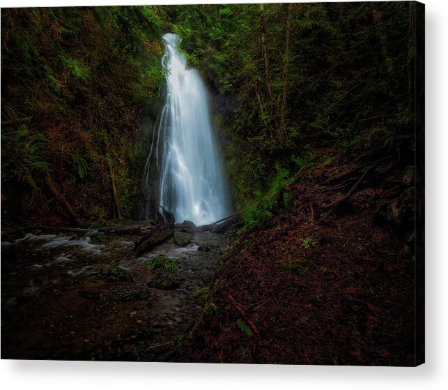 Madison Acrylic Print featuring the photograph Madison Falls by Thomas Hall