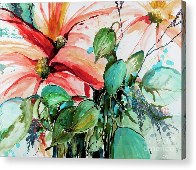  Acrylic Print featuring the painting Splendor by Julie Tibus