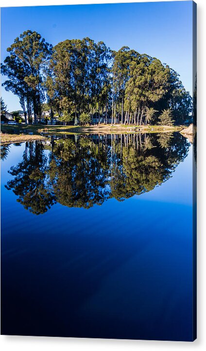 Reflections Acrylic Print featuring the photograph Blue Lagoon by Tommy Farnsworth