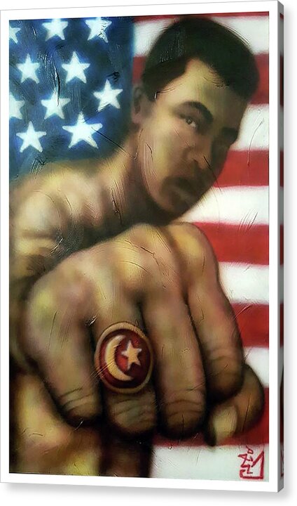  Acrylic Print featuring the painting Ali by Rodney D Butler
