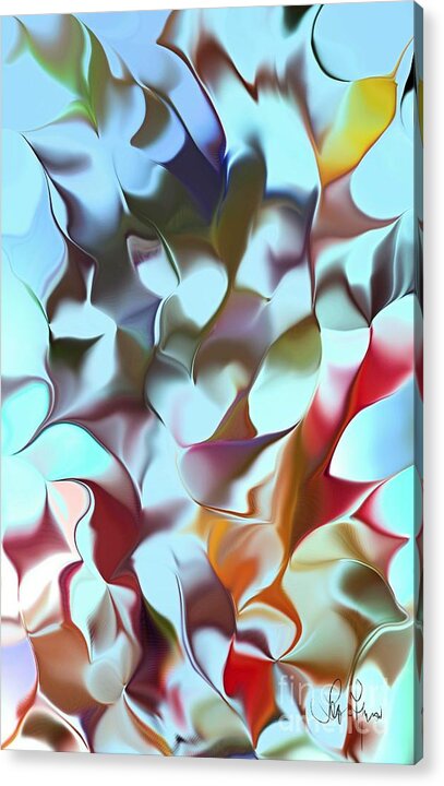 Digital Art Acrylic Print featuring the digital art Music by Leo Symon