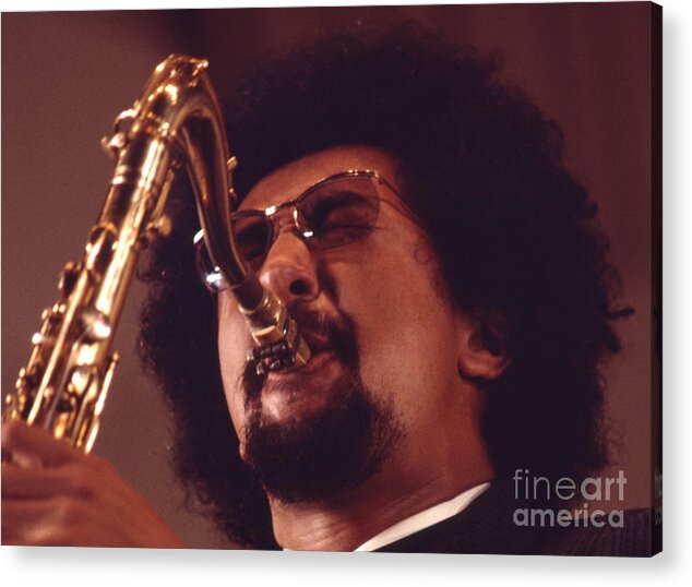 Charles Lloyd Acrylic Print featuring the photograph Charles Lloyd in the Soviet Union by The Harrington Collection
