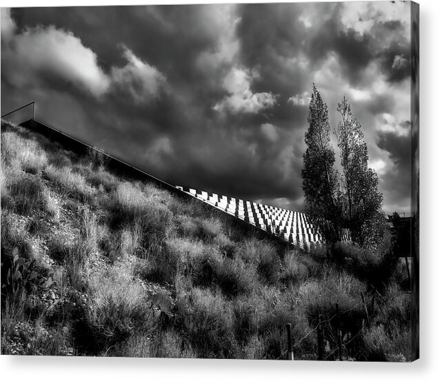 Albuquerque Acrylic Print featuring the photograph Gathering Storm by Mark David Gerson