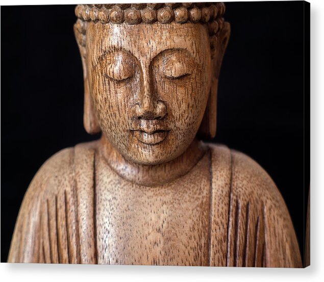 Buddha Acrylic Print featuring the photograph The Buddha by Martin Vorel Minimalist Photography