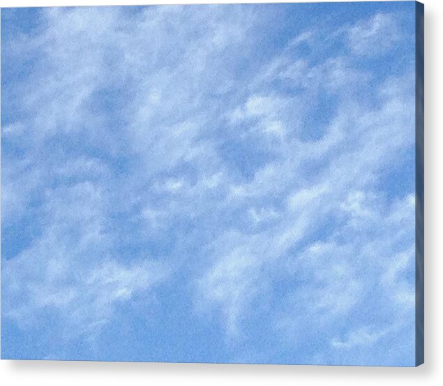  Acrylic Print featuring the photograph Cloud Painting by Steve Fields