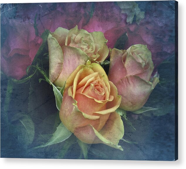 Roses Acrylic Print featuring the photograph Vintage Sunday Roses by Richard Cummings
