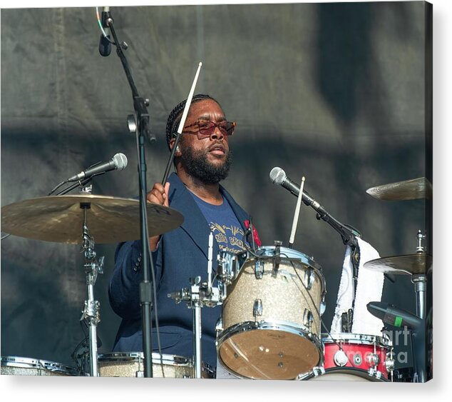 The Roots Acrylic Print featuring the photograph Questlove with The Roots #3 by David Oppenheimer