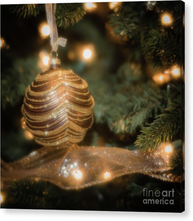 Christmas Acrylic Print featuring the photograph Christmas tree by Agnes Caruso
