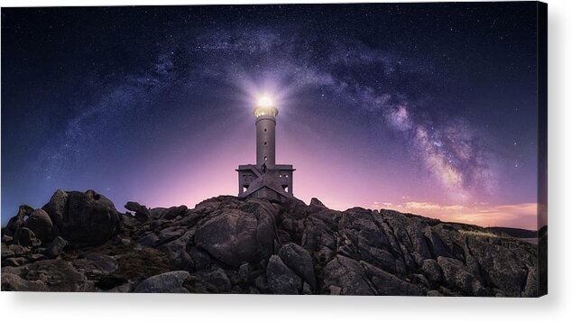 Lighthouse Acrylic Print featuring the photograph Night Watcher #1 by Carlos F. Turienzo